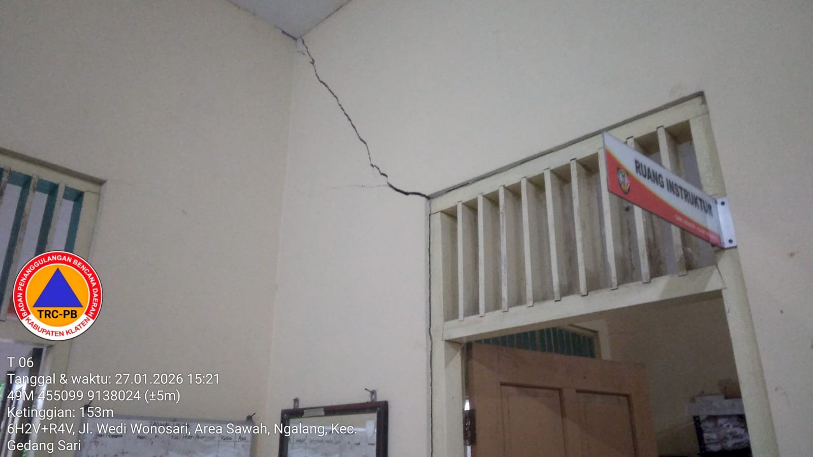 Assessment Dampak Gempa Bumi di SMKN 1 Gantiwarno