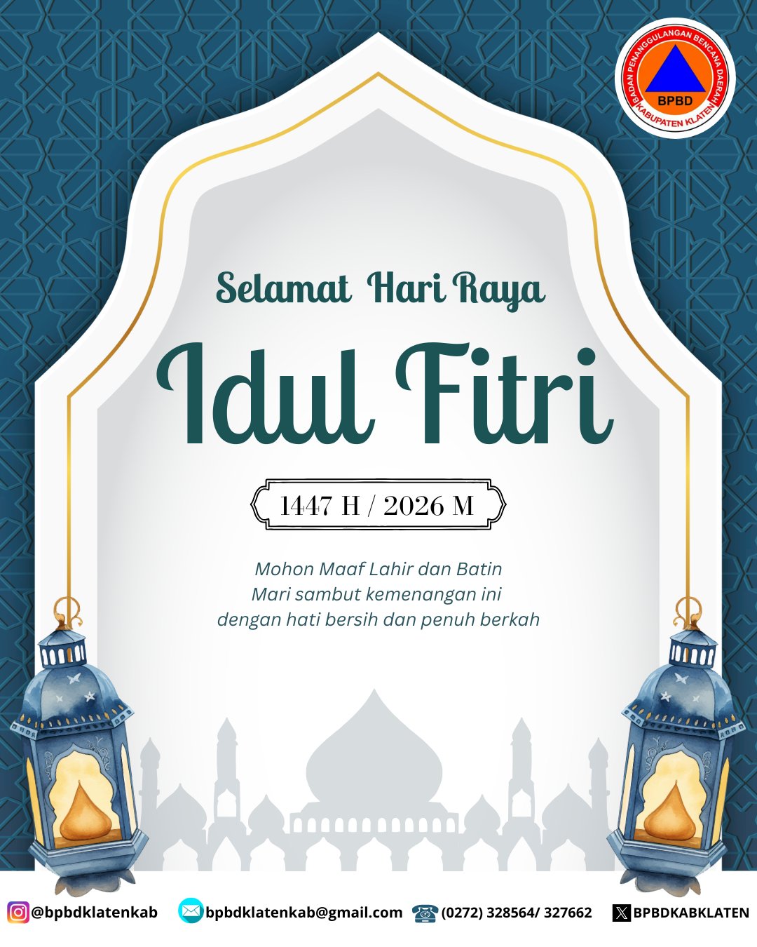 Selamat Hari Raya Lebaran 1447 Hijriah/ 2026 Masehi!