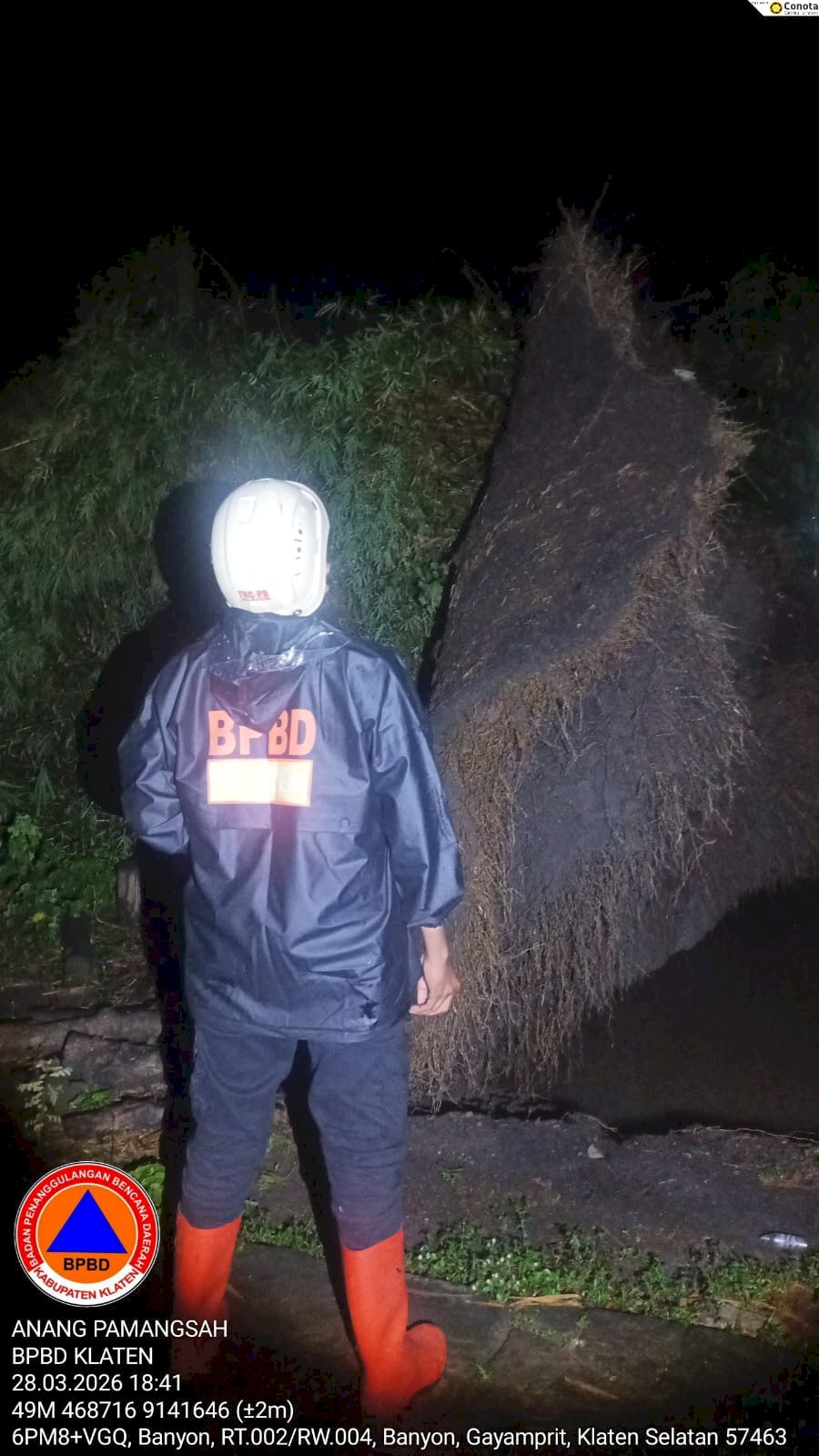 Assessment dan Penanganan Dampak Angin Kencang di Kecamatan Cawas