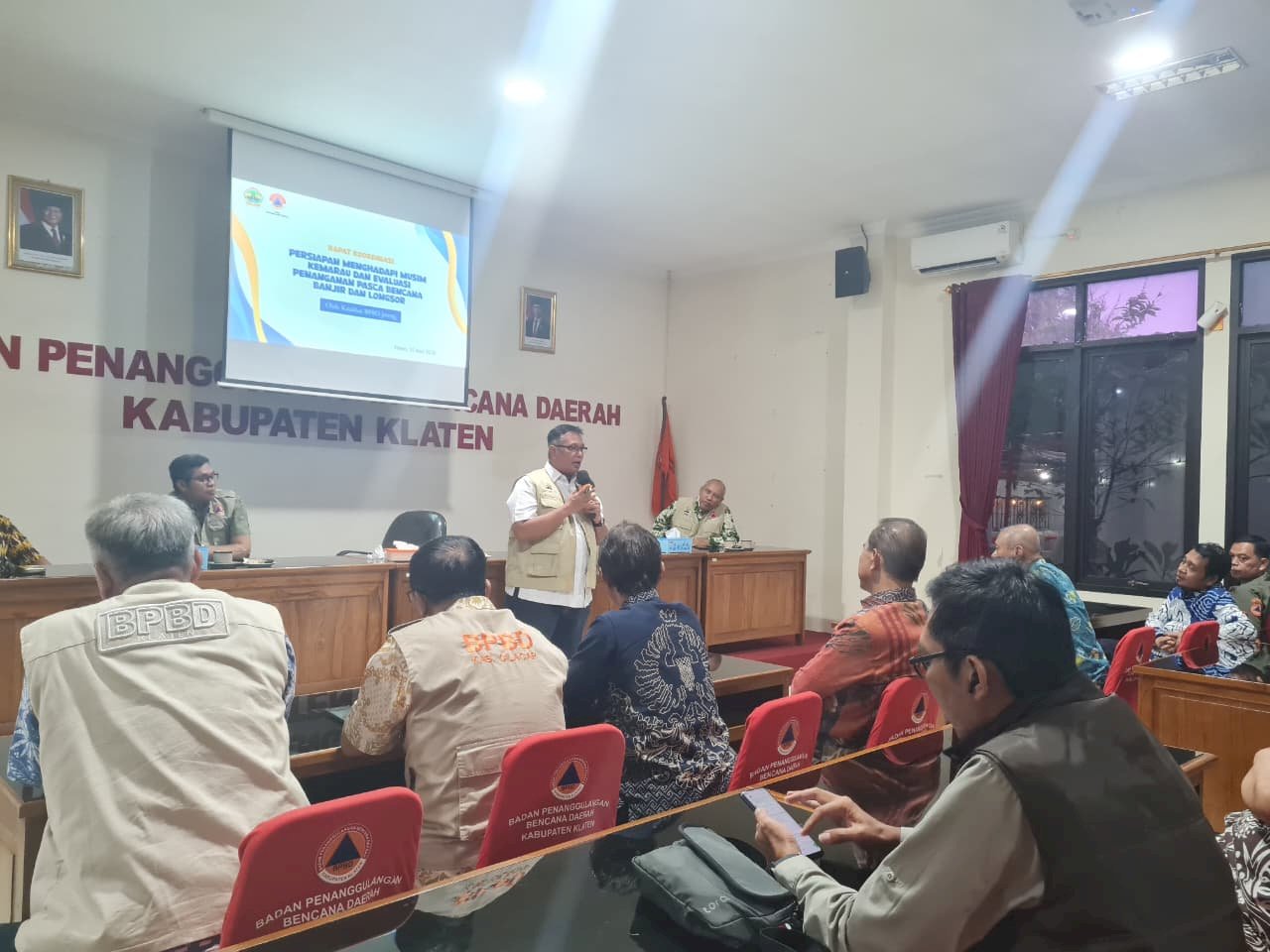 Rakor Persiapan Menghadapi Musim Kemarau dan Evaluasi Penanganan Banjir dan Tanah Longsor