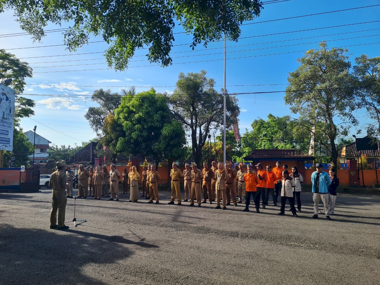 Apel Pagi BPBD Klaten - Tingkatkan Kedisiplinan Pegawai