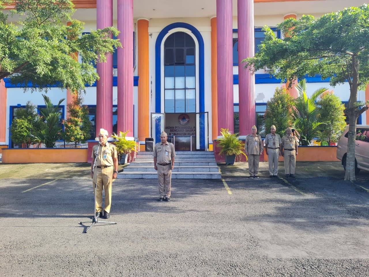 Apel Pagi BPBD Klaten - Tingkatkan Kedisiplinan Pegawai