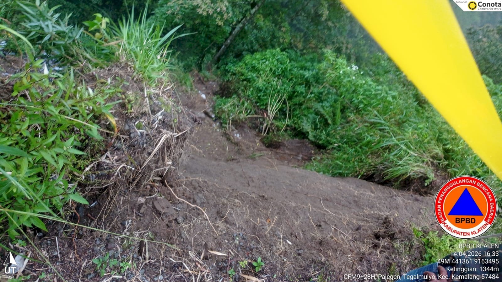 Assessment Tanah Longsor di Desa Tegalmulyo, Kecamatan Kemalang