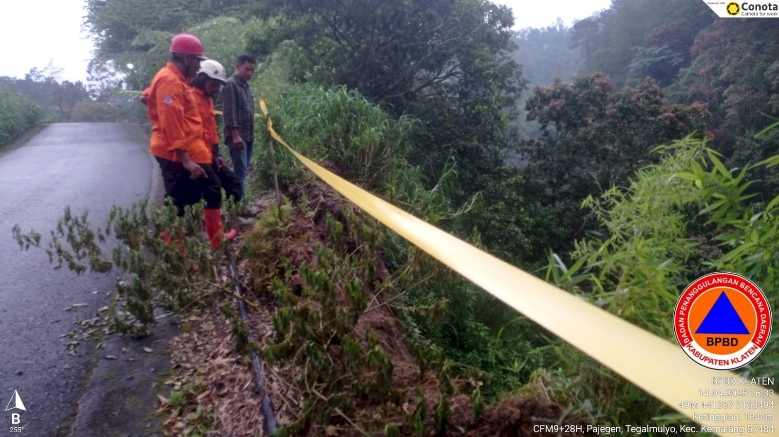 Assessment Tanah Longsor di Desa Tegalmulyo, Kecamatan Kemalang