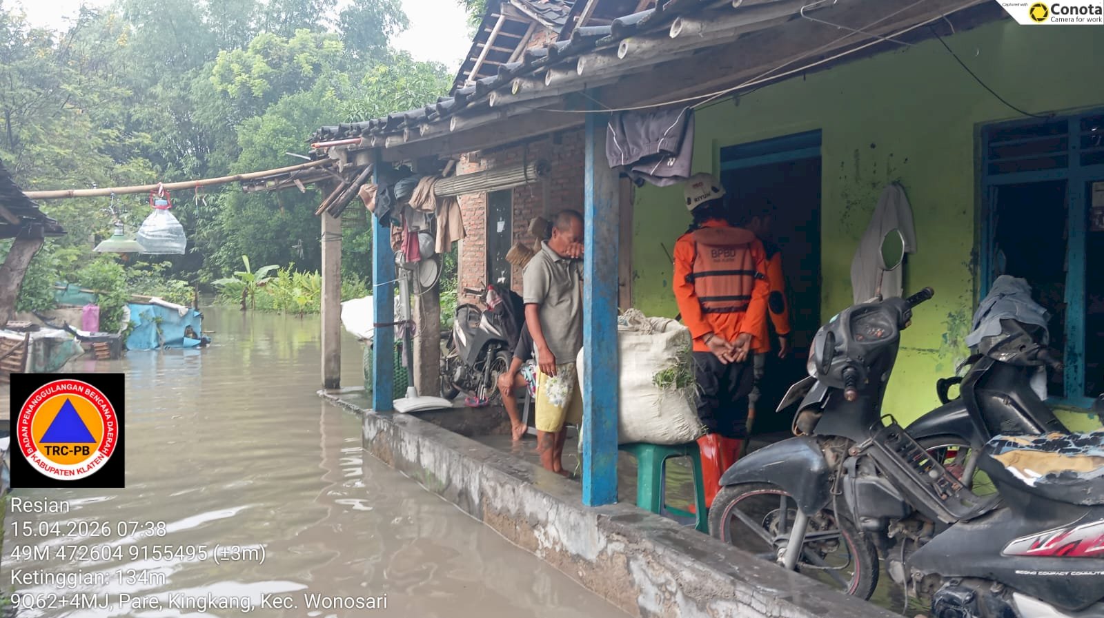 Curah Hujan Tinggi Sebabkan Banjir Genangan di Sejumlah Titik Kecamatan