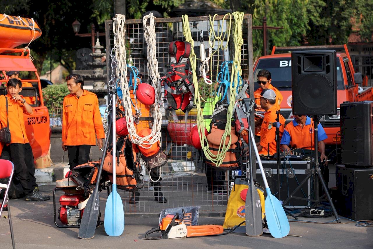 Kampanye Budaya Sadar Bencana BPBD Klaten di CFD