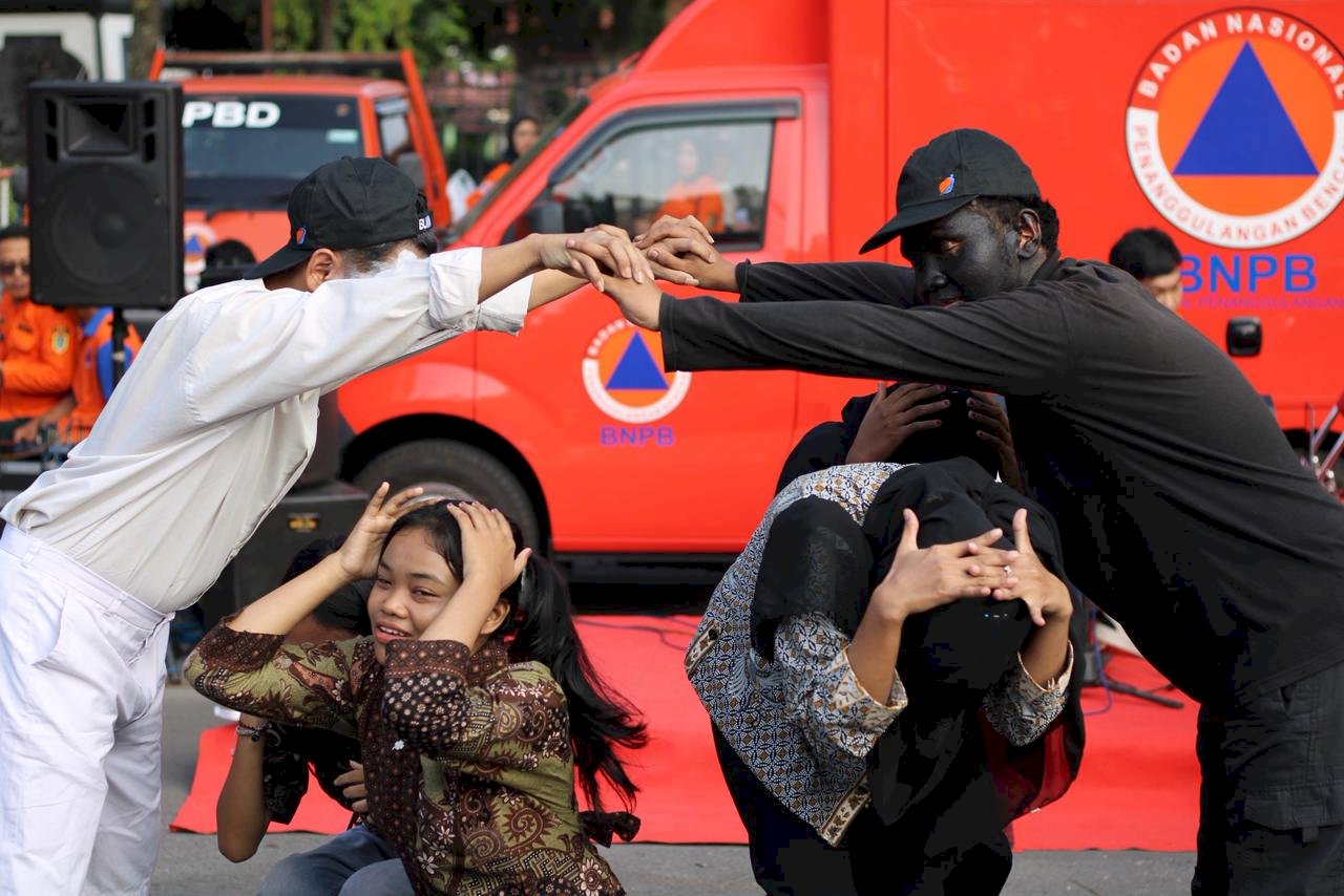 Kampanye Budaya Sadar Bencana BPBD Klaten di CFD