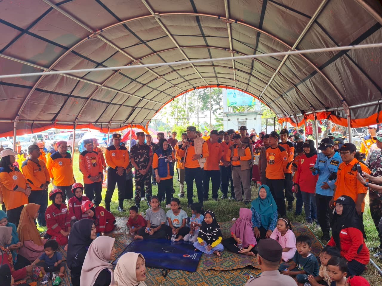 Peringati HKB 2026, Pemkab Klaten Gelar Simulasi Penanganan Banjir di Desa Japanan, Kecamatan Cawas