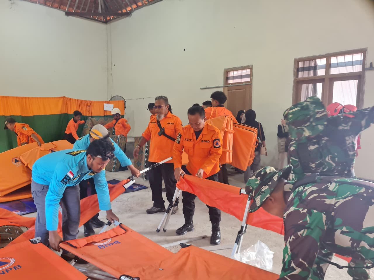 Peringati HKB 2026, Pemkab Klaten Gelar Simulasi Penanganan Banjir di Desa Japanan, Kecamatan Cawas