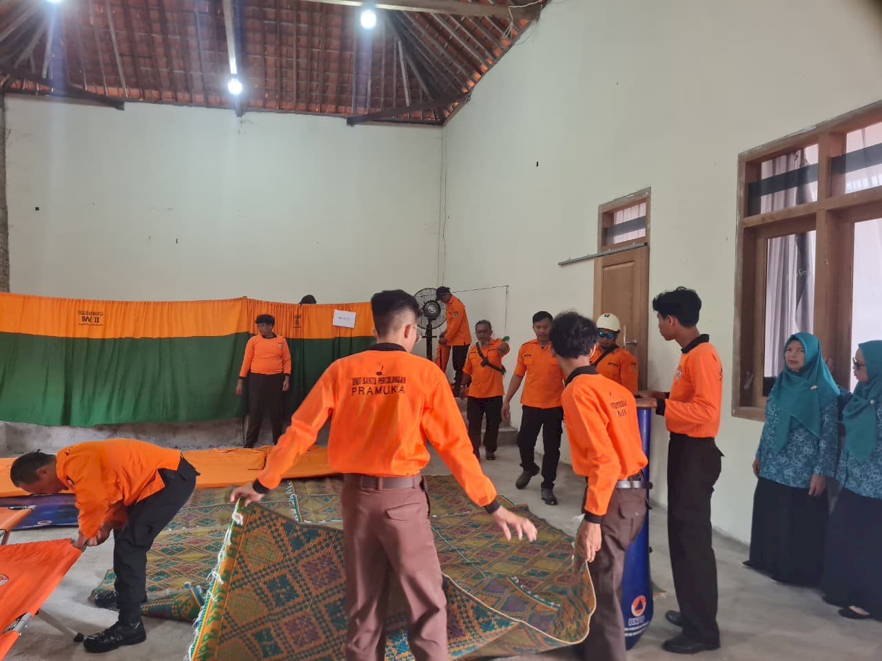 Peringati HKB 2026, Pemkab Klaten Gelar Simulasi Penanganan Banjir di Desa Japanan, Kecamatan Cawas