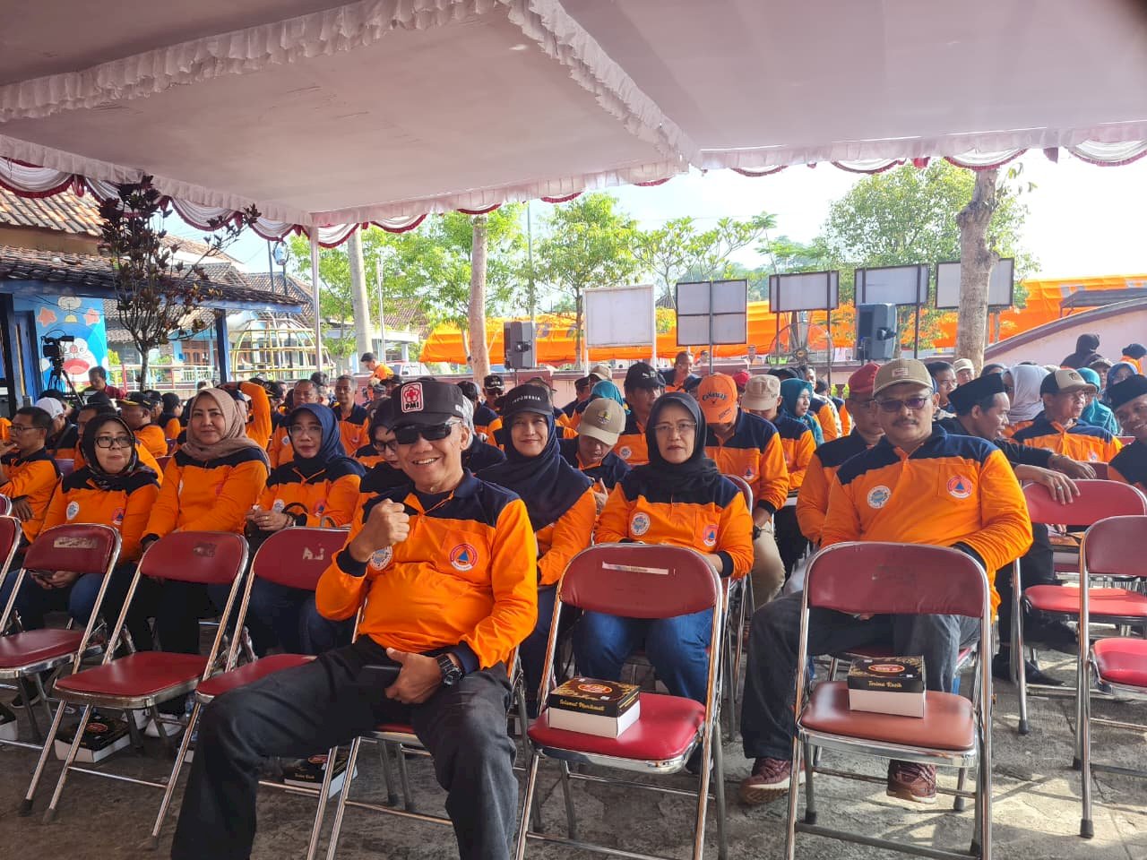 Peringati HKB 2026, Pemkab Klaten Gelar Simulasi Penanganan Banjir di Desa Japanan, Kecamatan Cawas