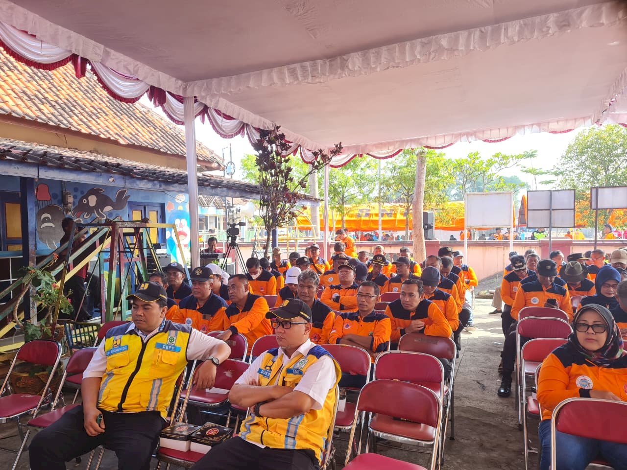 Peringati HKB 2026, Pemkab Klaten Gelar Simulasi Penanganan Banjir di Desa Japanan, Kecamatan Cawas