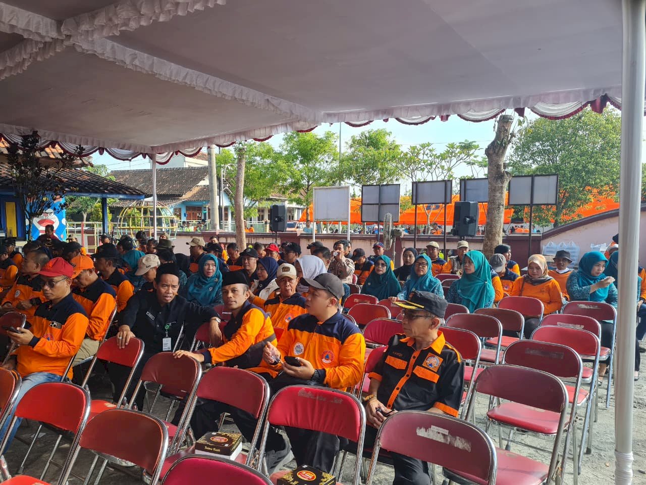 Peringati HKB 2026, Pemkab Klaten Gelar Simulasi Penanganan Banjir di Desa Japanan, Kecamatan Cawas