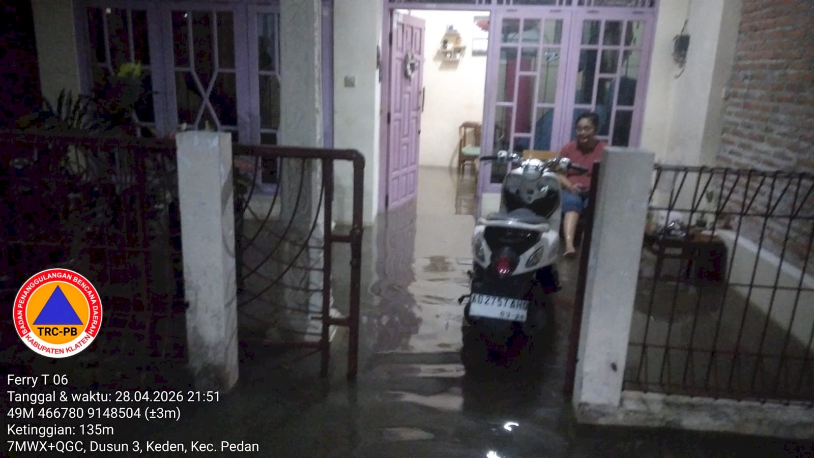 Assessment Banjir Genangan di Desa Keden dan Desa Bendo, Kecamatan Pedan