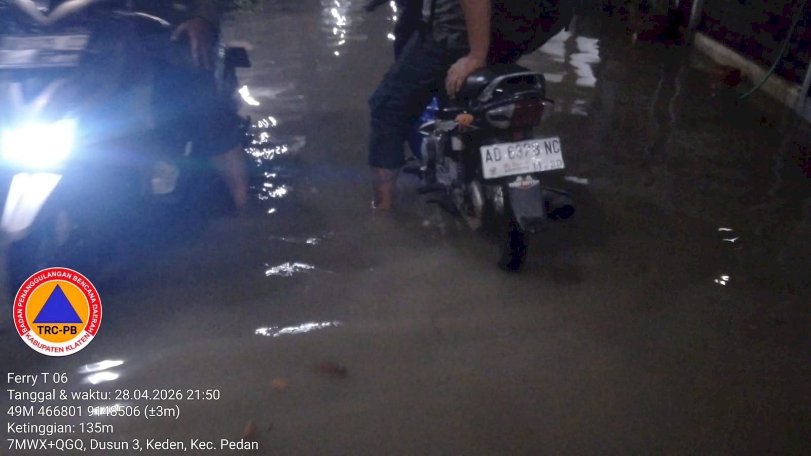 Assessment Banjir Genangan di Desa Keden dan Desa Bendo, Kecamatan Pedan