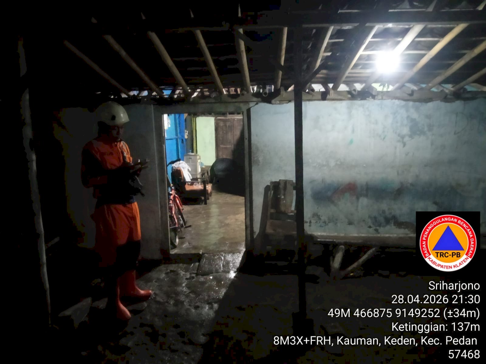 Assessment Banjir Genangan di Desa Keden dan Desa Bendo, Kecamatan Pedan