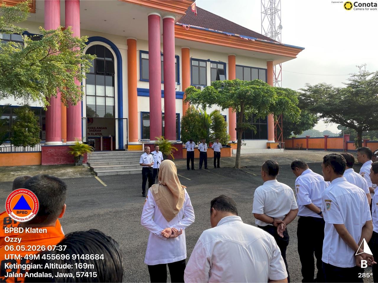Apel Pagi Rutin BPBD Kabupaten Klaten : Senin & Rabu