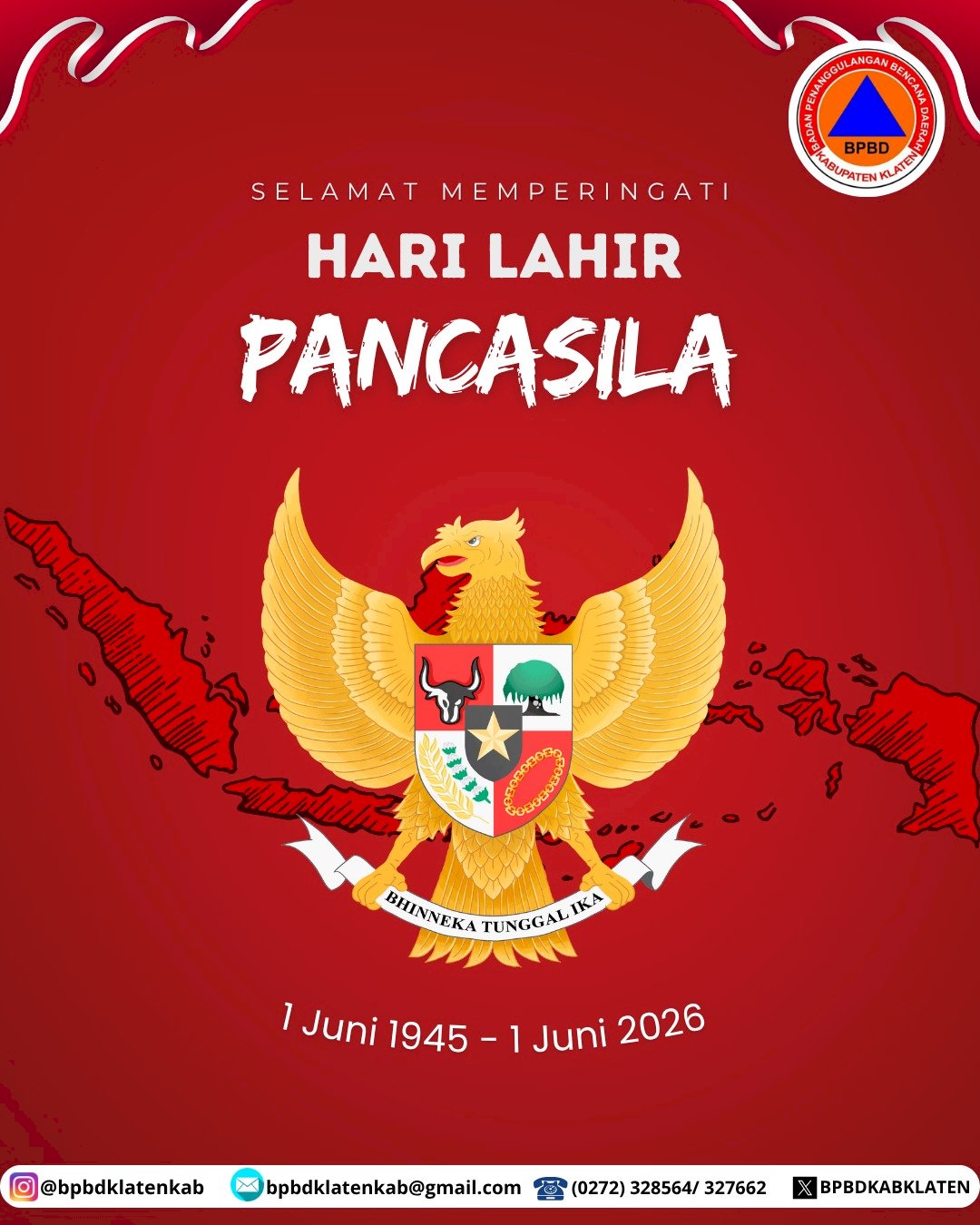 Selamat Memperingati Hari Lahir Pancasila 01 Juni 2026!