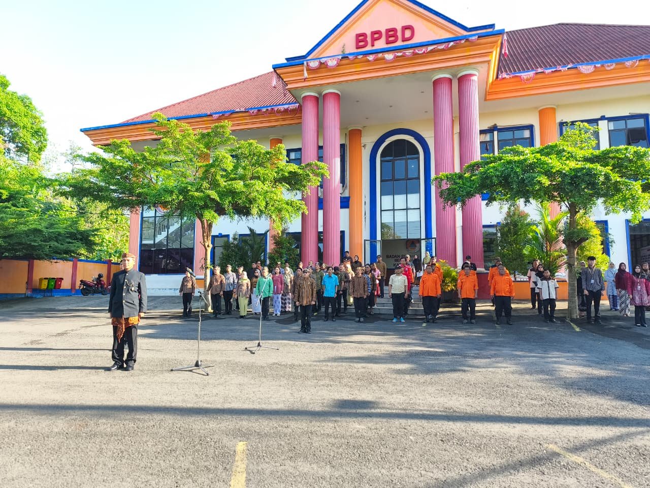 Upacara Bendera Peringatan Hari Lahir Pancasila di BPBD Kabupaten Klaten