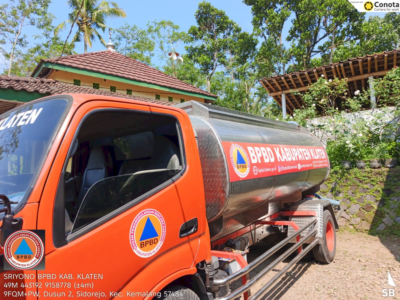 Droping Air Bersih 12 Tangki ke Tiga Desa di Kecamatan Kemalang