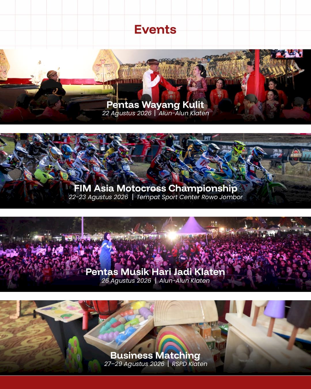 Rangkaian Event dalam Semarak Klaten 2026