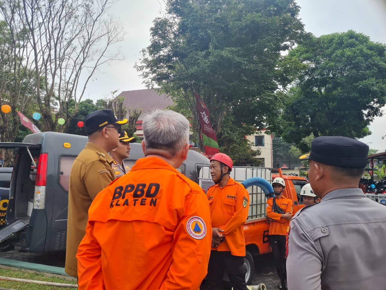 Hadiri Apel Kesiapsiagaan Karhutla di Halaman Pemda Klaten