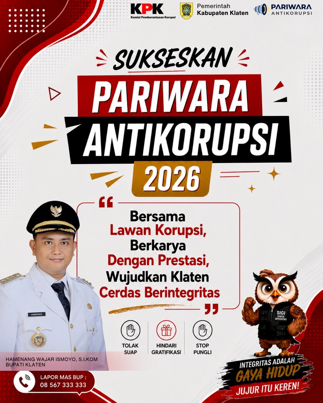 Sukseskan Pariwara Antikorupsi 2026 : KPK Dorong Kampanye Berdampak Bukan Sekadar Viral