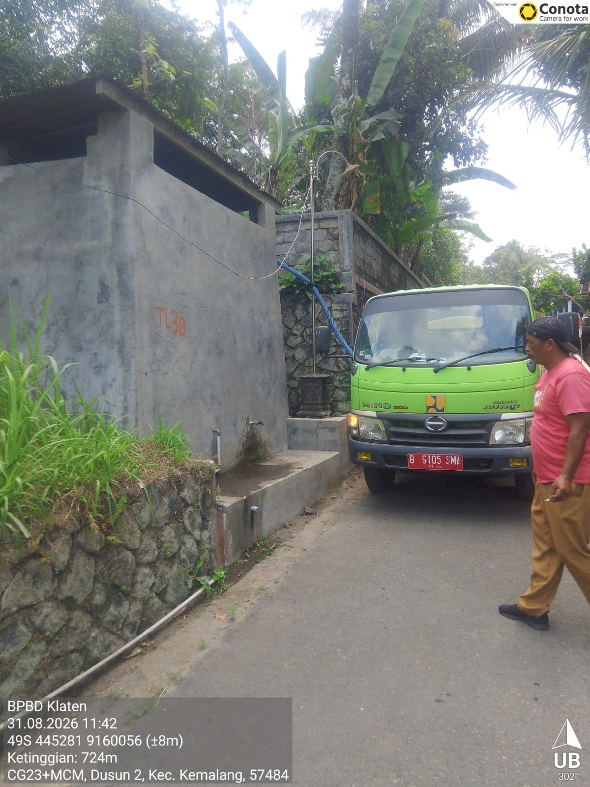 Infografis Droping Air Bersih 31 Agustus 2026 - BPBD Kabupaten Klaten