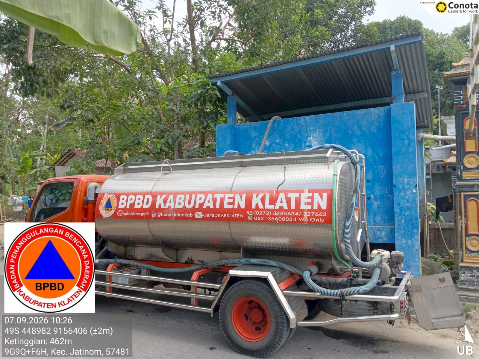 Droping Air Bersih 15 Tangki ke Tiga Kecamatan Lima Desa - Dampak Kekeringan