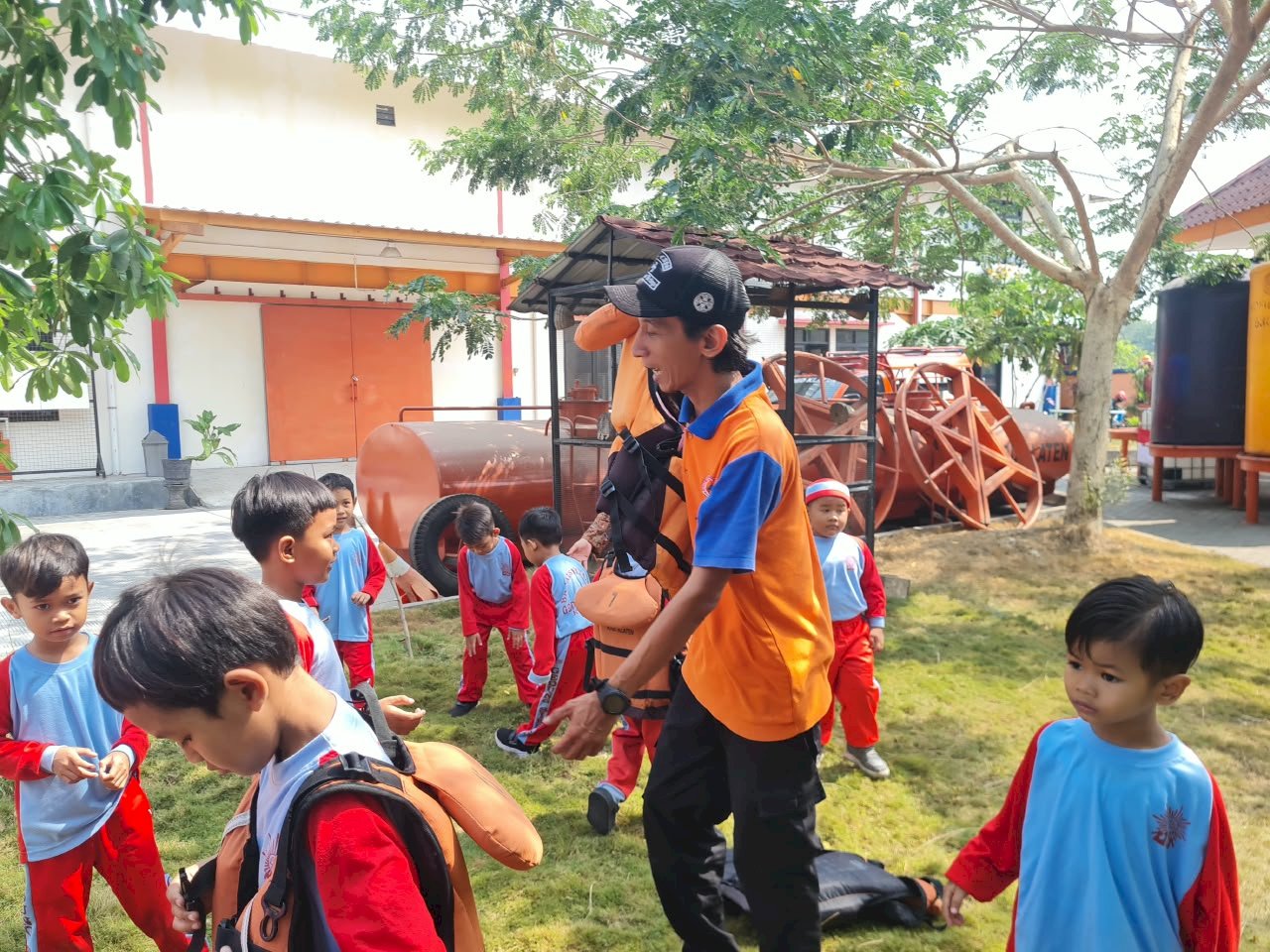 Berikan Edukasi Kebencanaan pada Kunjungan BA Aisyiyah 1 Gedung SIerad Klaten